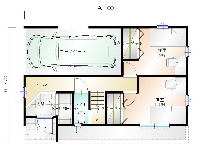 1階平面図