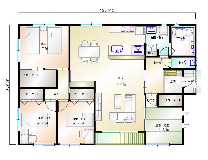 1階平面図