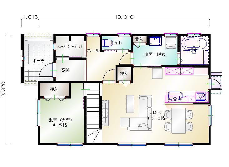1階平面図
