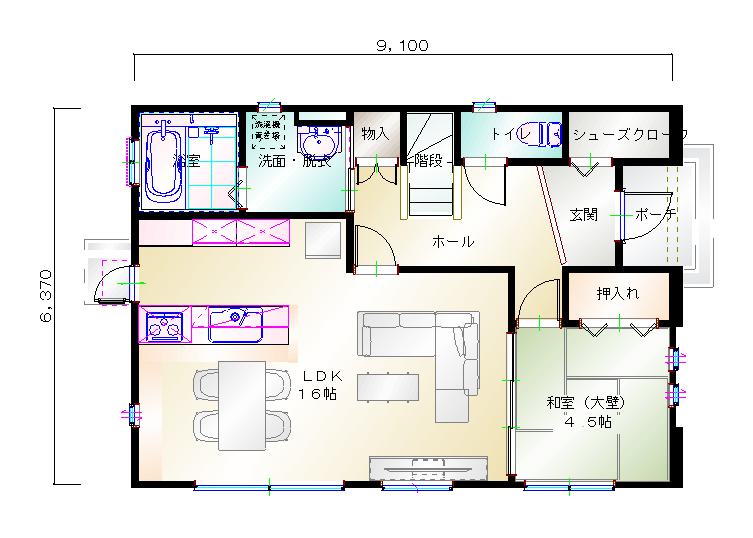 1階平面図