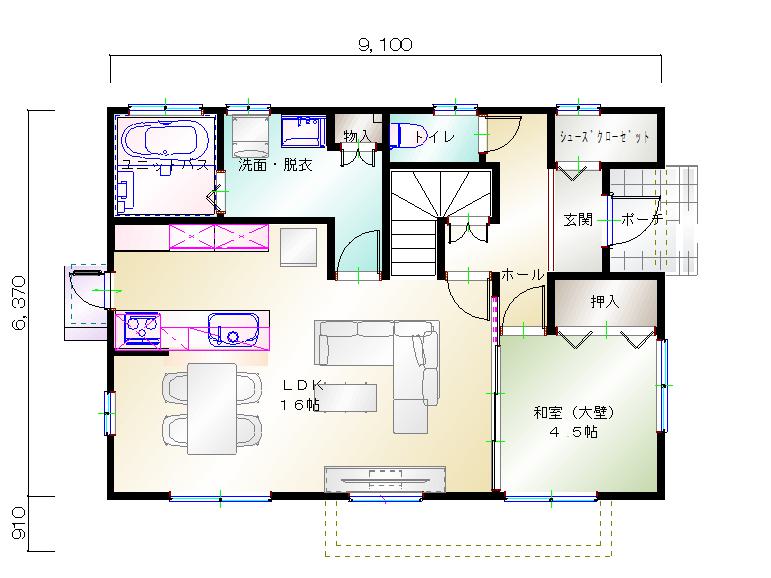 1階平面図