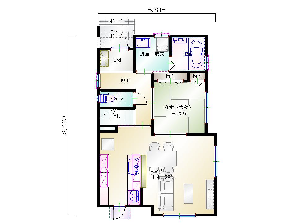 1階平面図