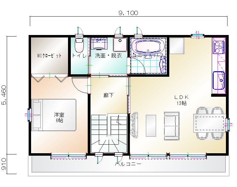 2階平面図
