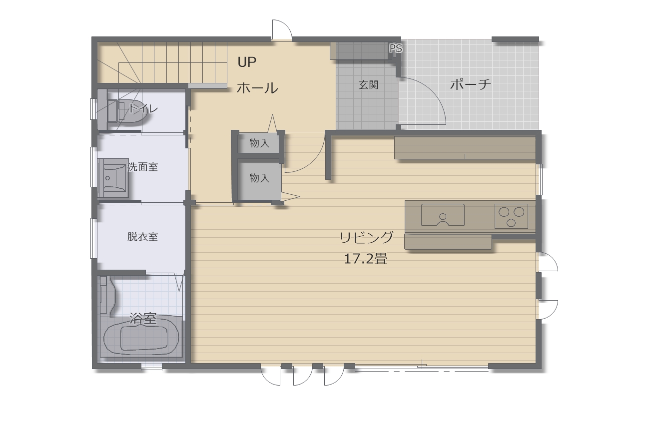 1階平面図