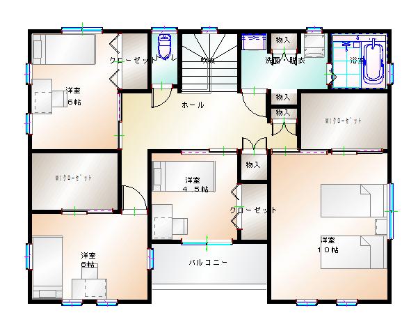 2階平面図