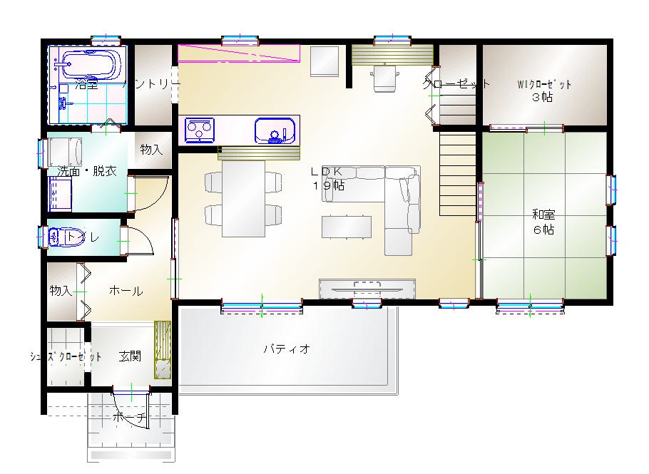 1階平面図