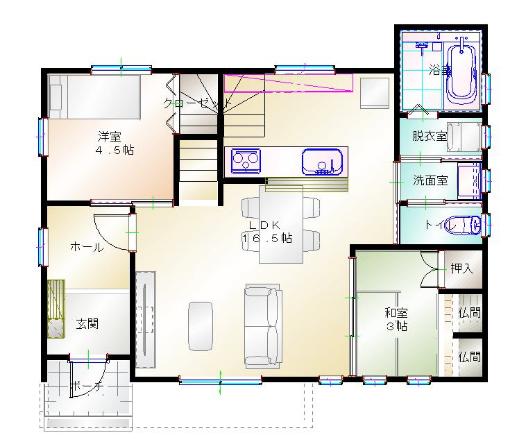 1階平面図