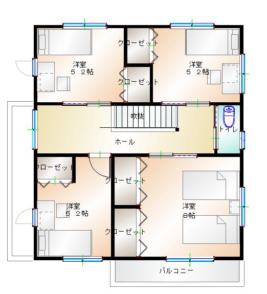 2階平面図