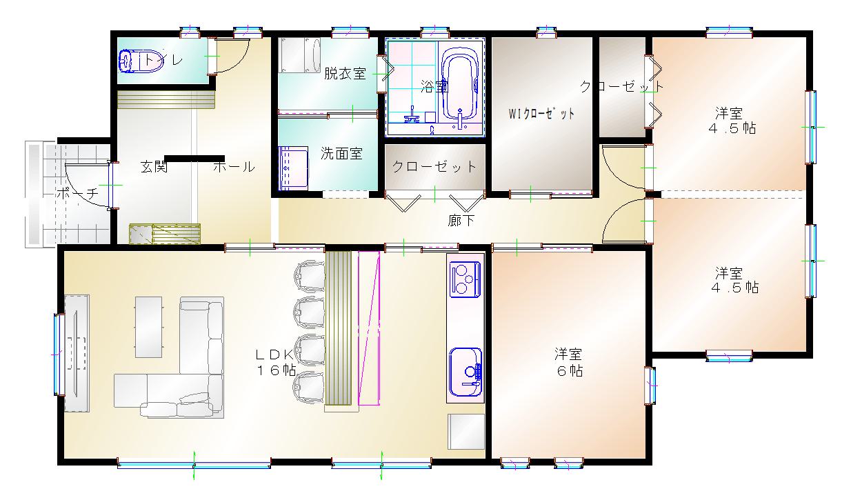 1階平面図