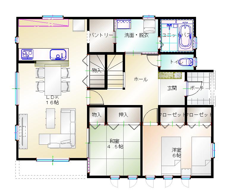 1階平面図