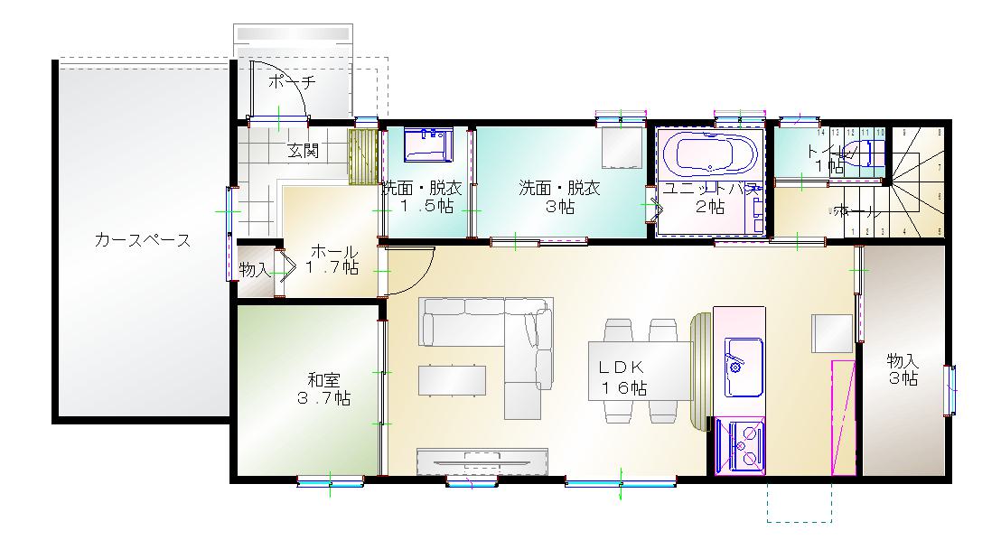 1階平面図