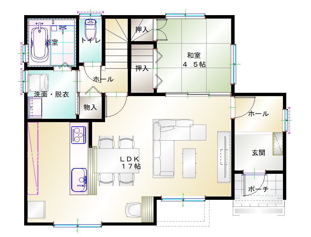 1階平面図