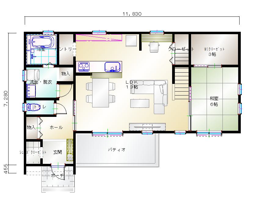 1階平面図