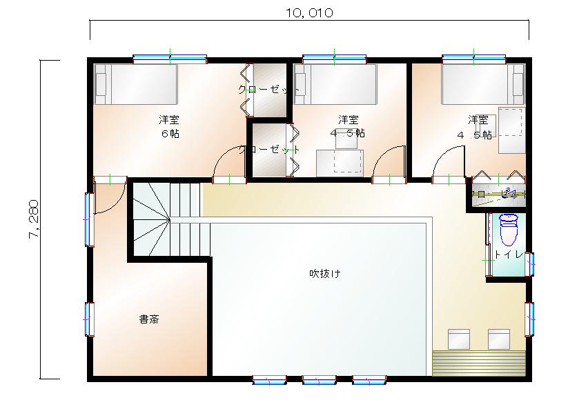 2階平面図