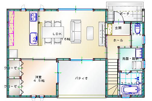 1階平面図