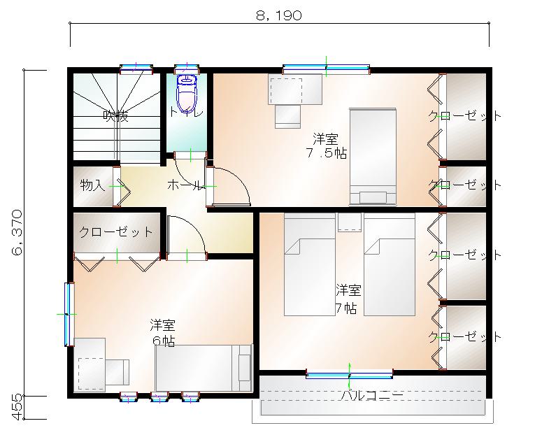 3階平面図