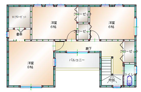 2階平面図