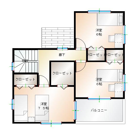 2階平面図