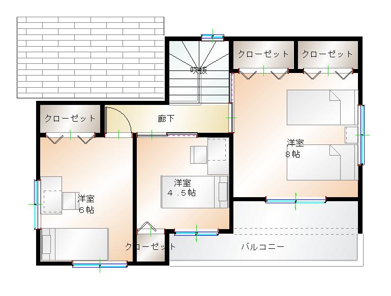 2階平面図