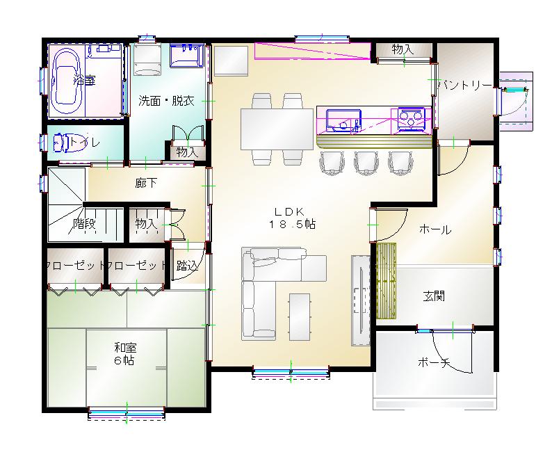 1階平面図