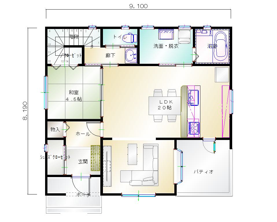 1階平面図