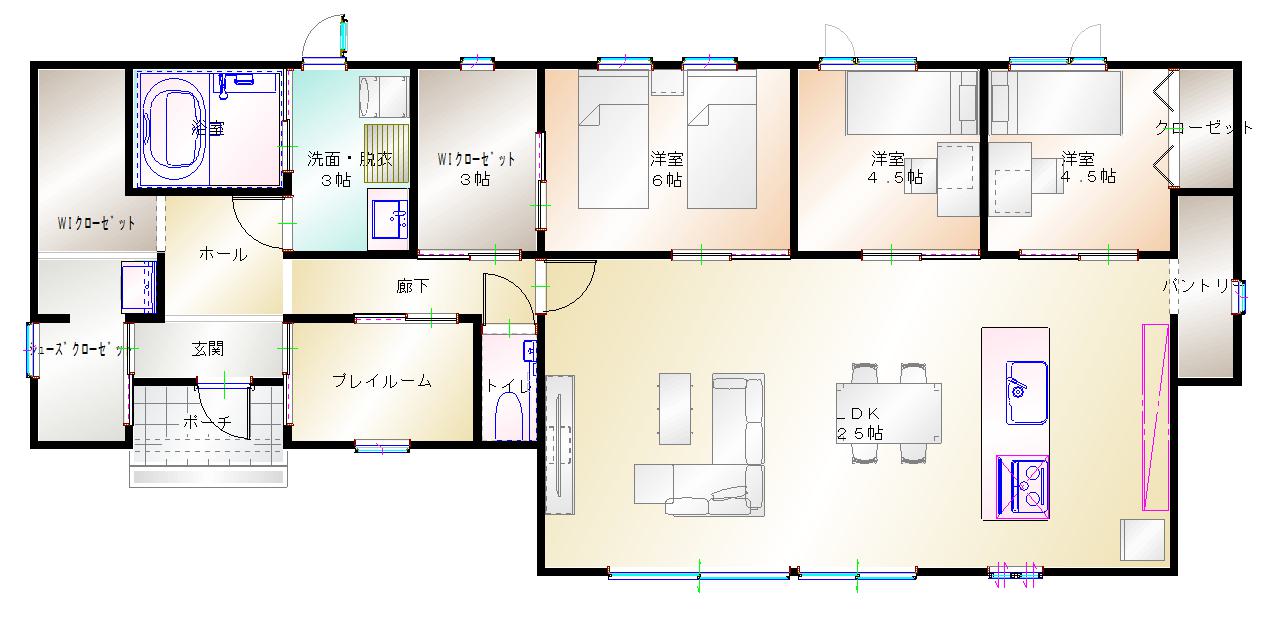 1階平面図