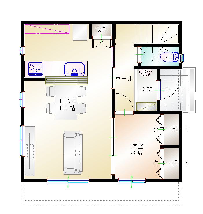 1階平面図