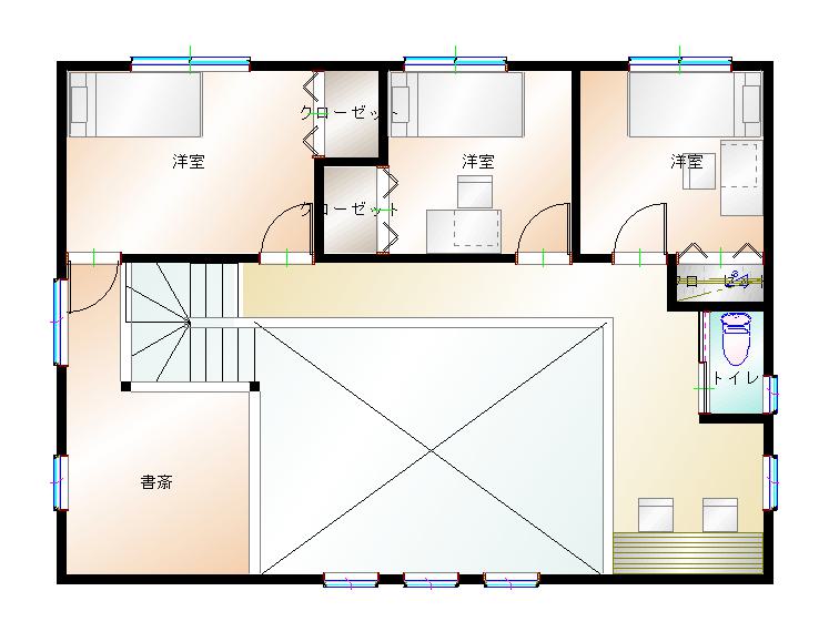 2階平面図