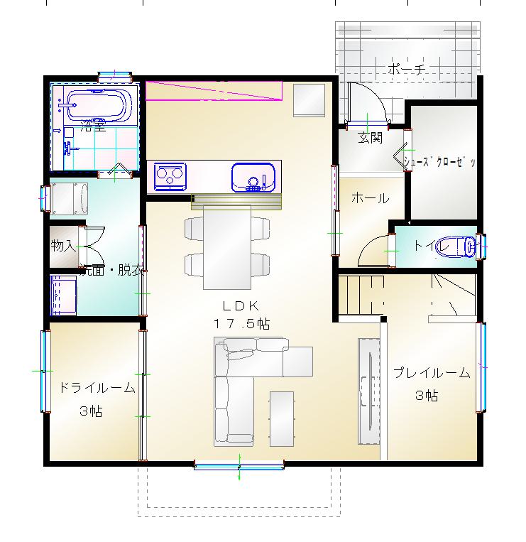 1階平面図