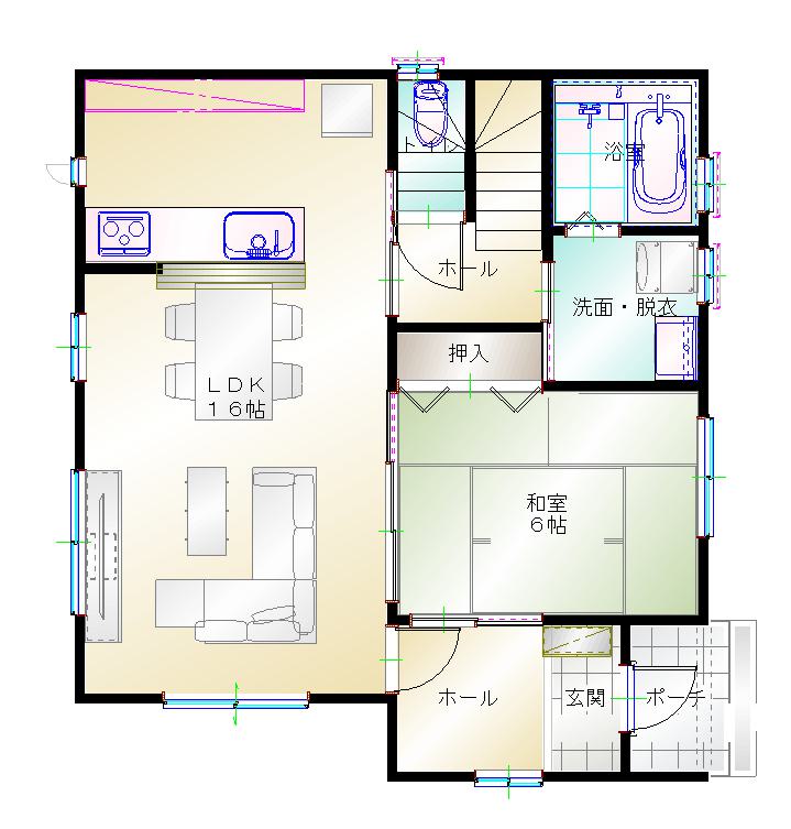 1階平面図