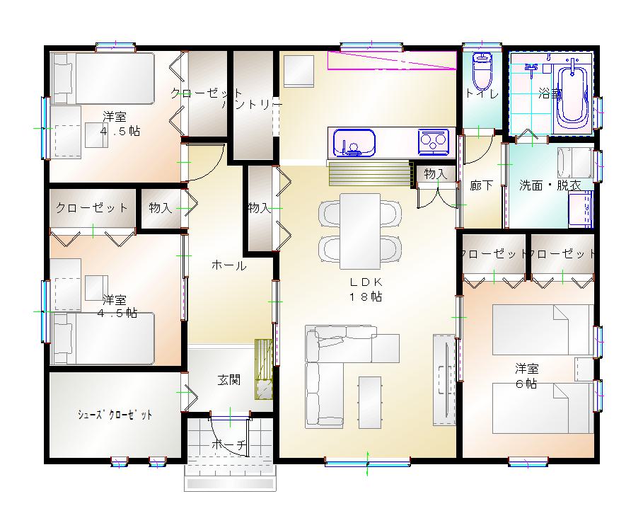 1階平面図