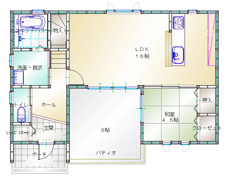 1階平面図