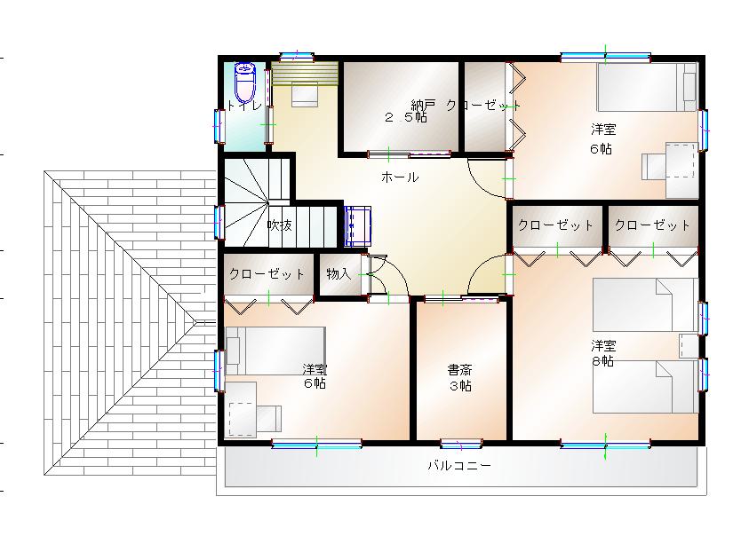 2階平面図