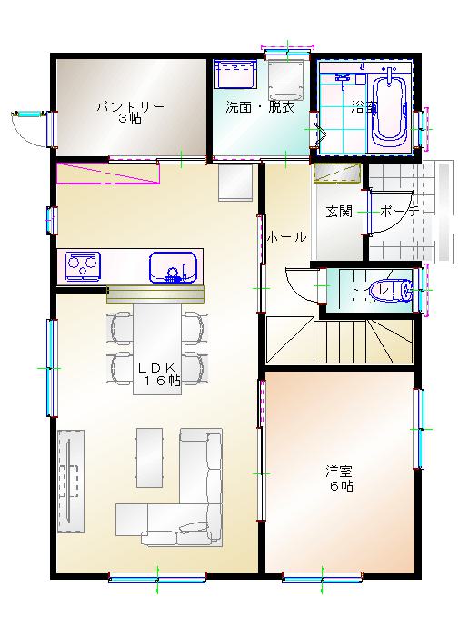 1階平面図