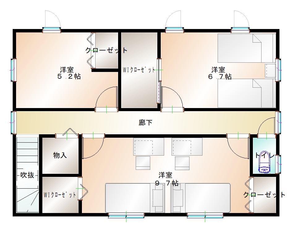 2階平面図