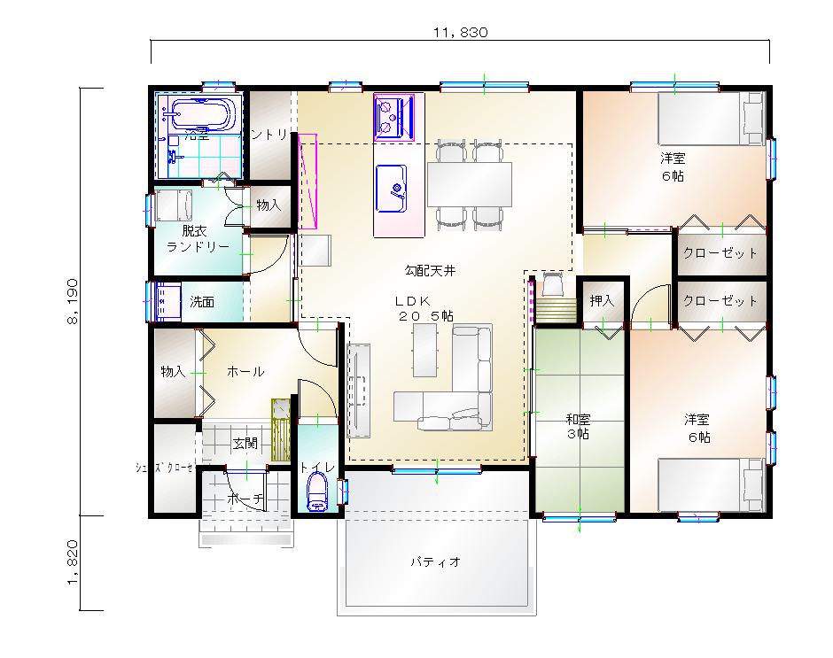 1階平面図