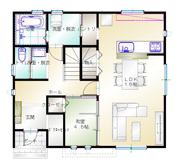 1階平面図