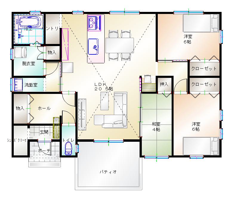 1階平面図