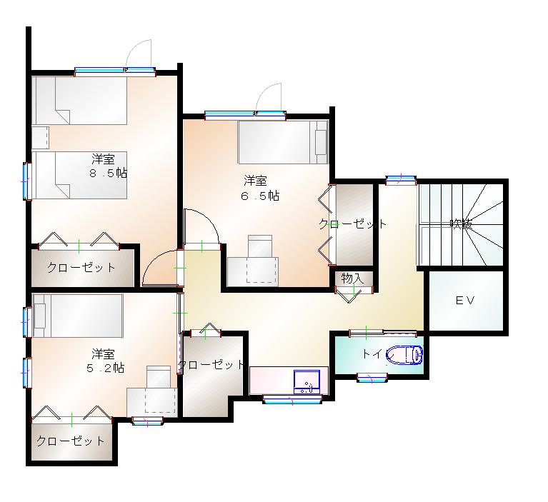 3階平面図