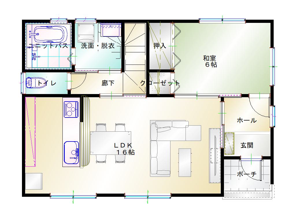 1階平面図