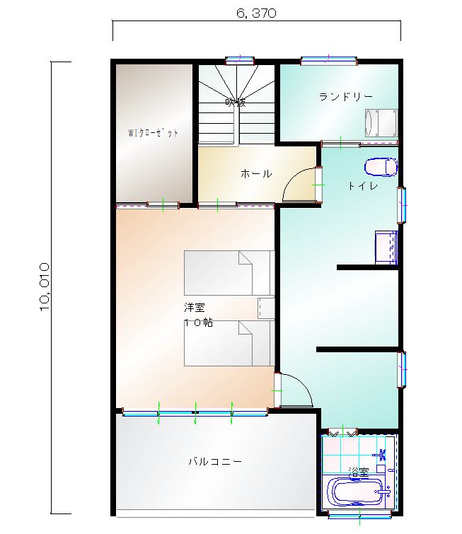 2階平面図