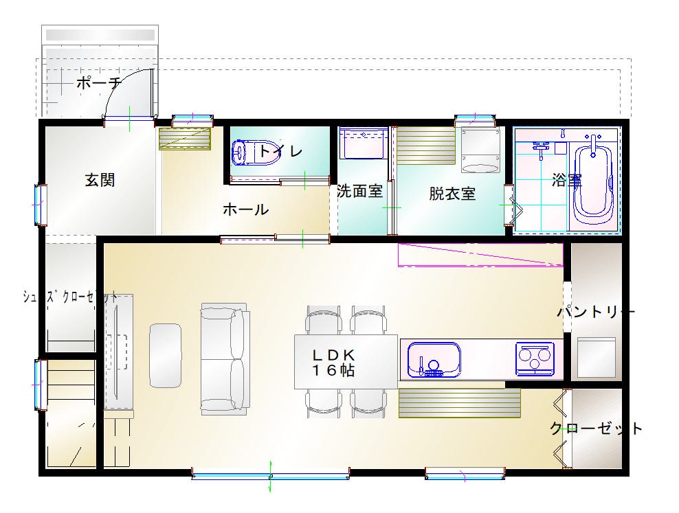 1階平面図