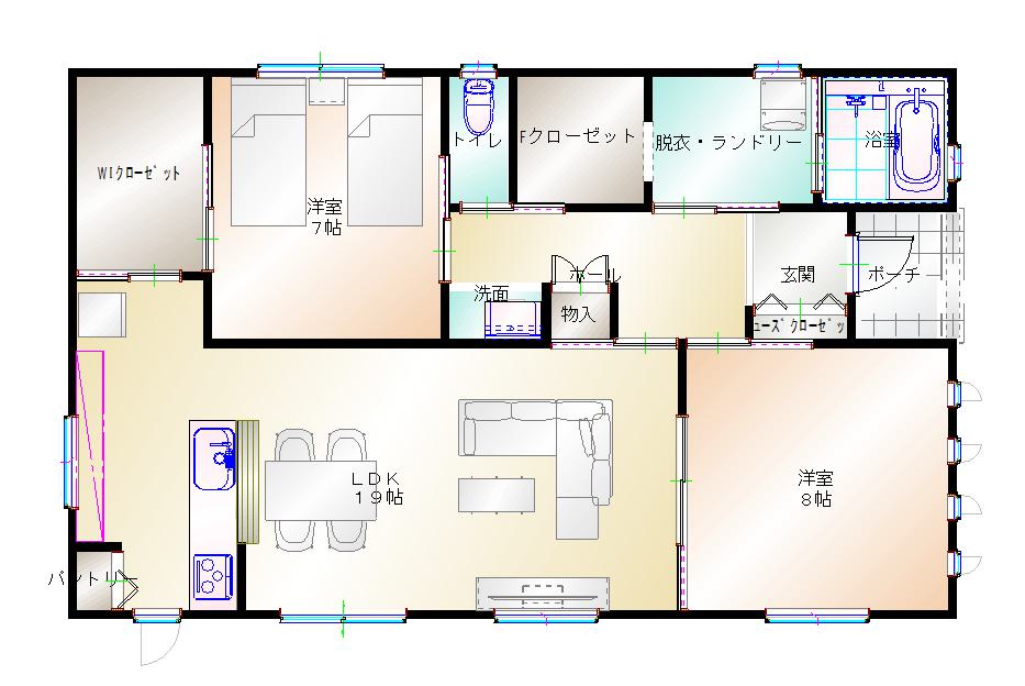 1階平面図