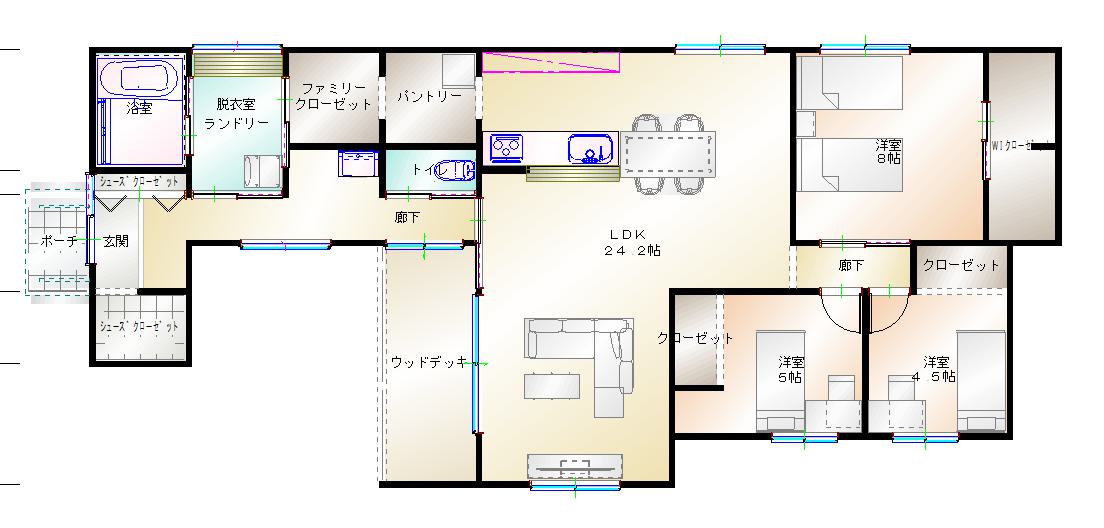 1階平面図