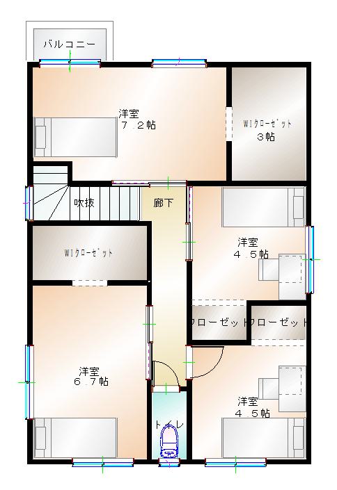 2階平面図