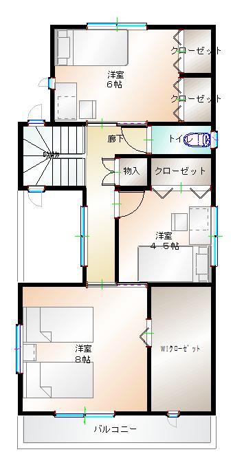 2階平面図