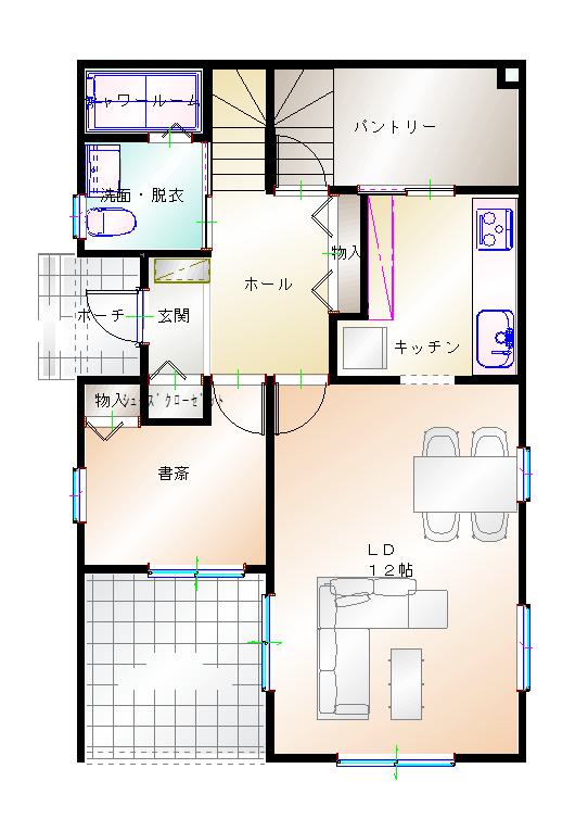 1階平面図