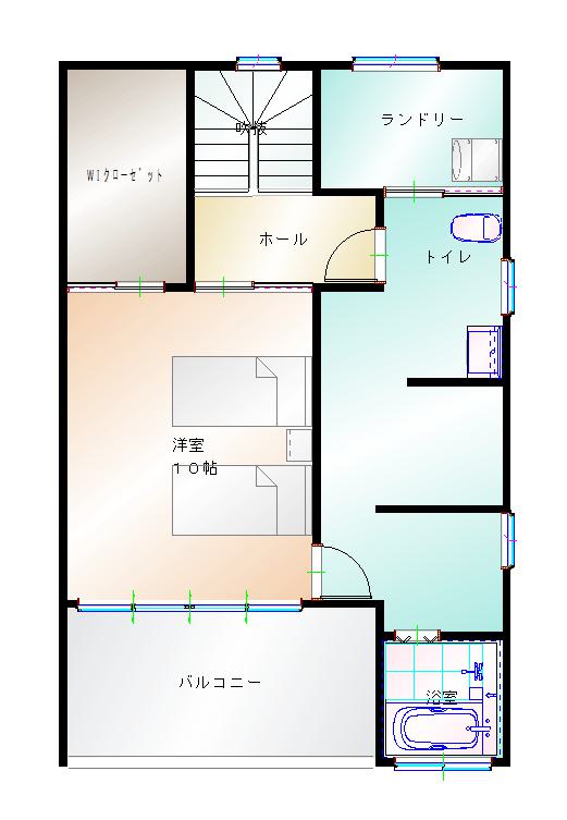 2階平面図