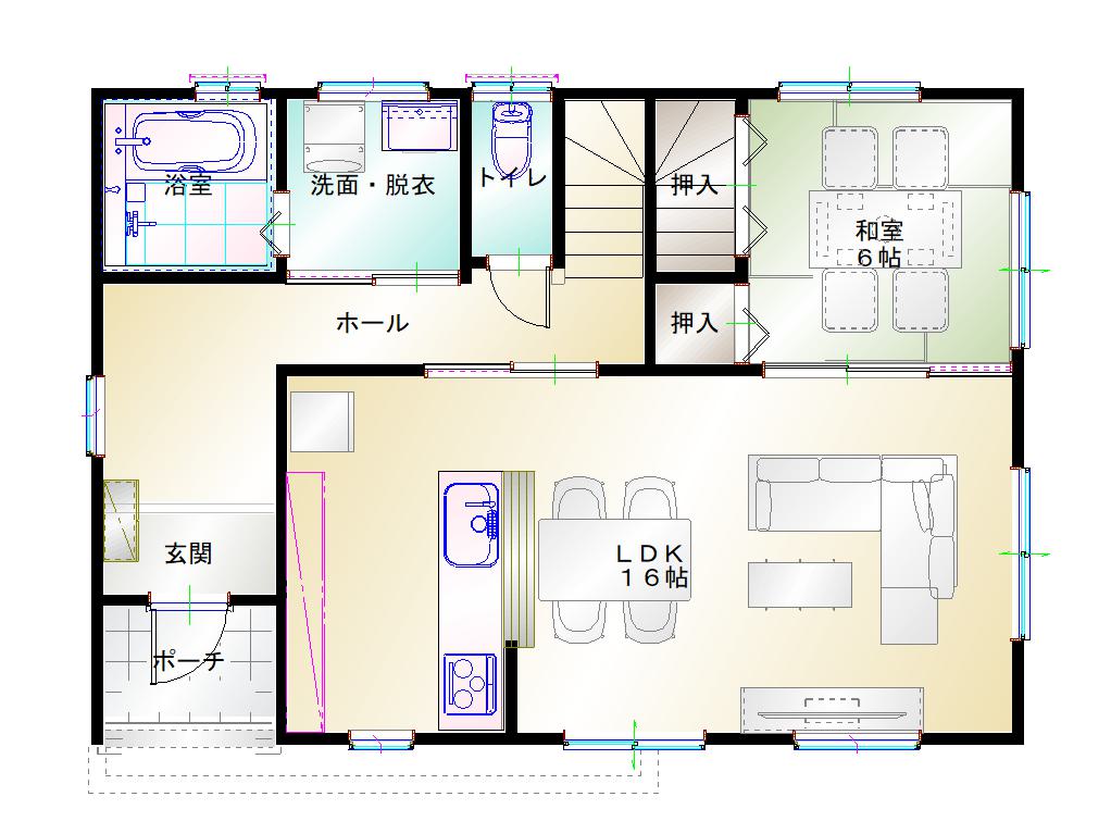 1階平面図