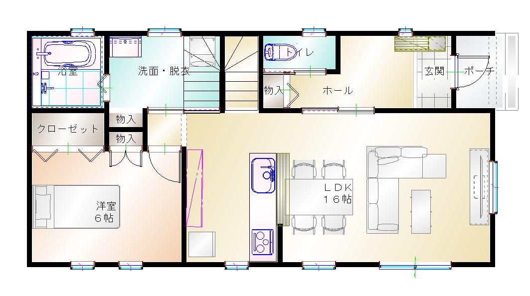 1階平面図